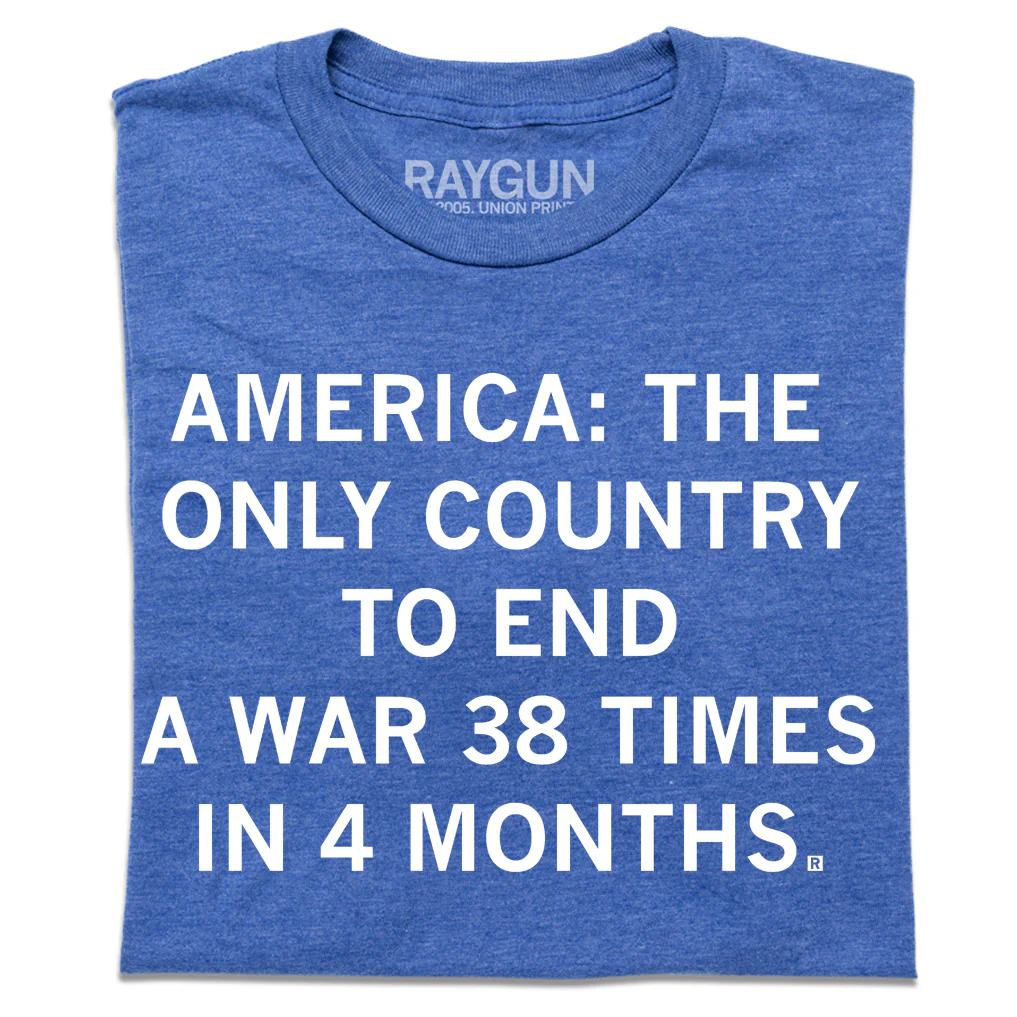 America Ended A War 38 Times In 4 Months