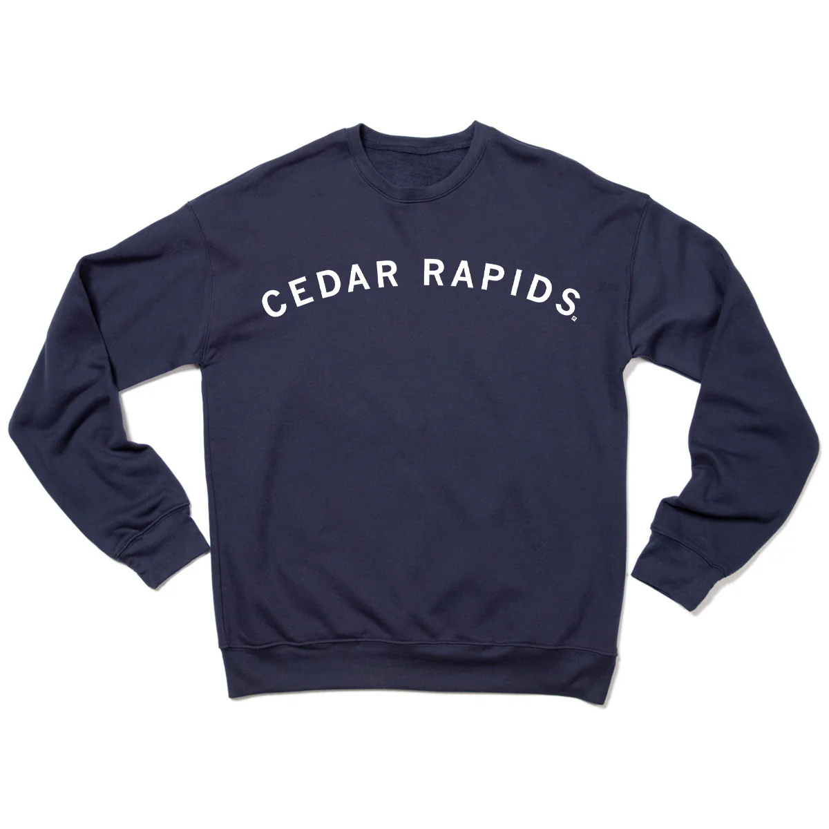 Cedar Rapids Curved Logo Crew Sweatshirt - Image 2