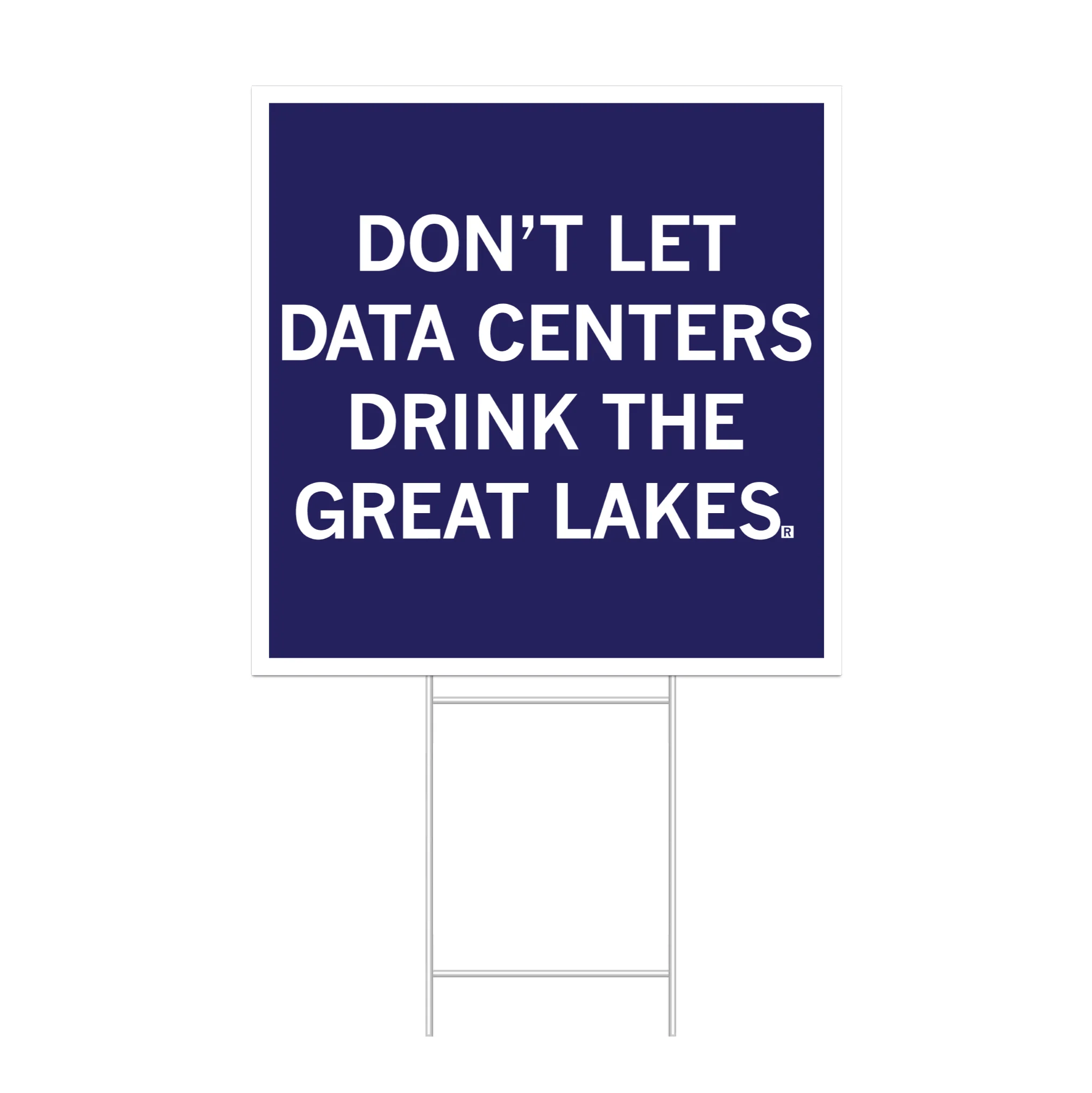 Data Centers Great Lakes Yard Sign