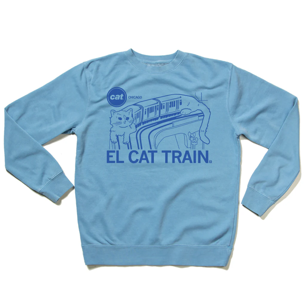 El Cat Train Crew Sweatshirt - Image 2