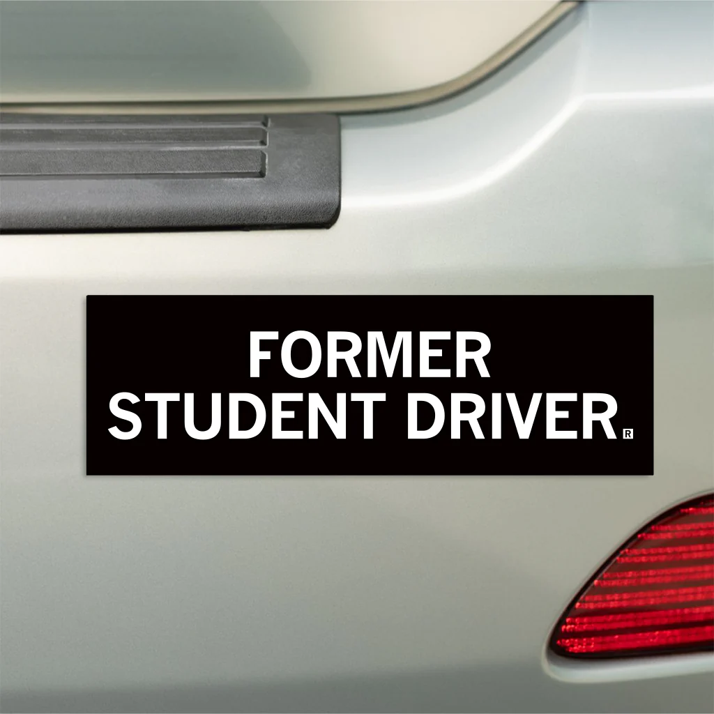 Former Student Driver Bumper Sticker - Image 2