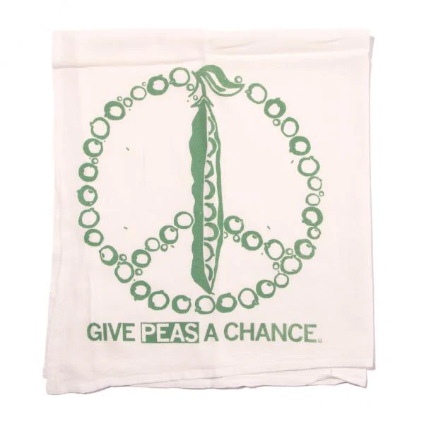 Give Peas A Chance Kitchen Towel - Image 2