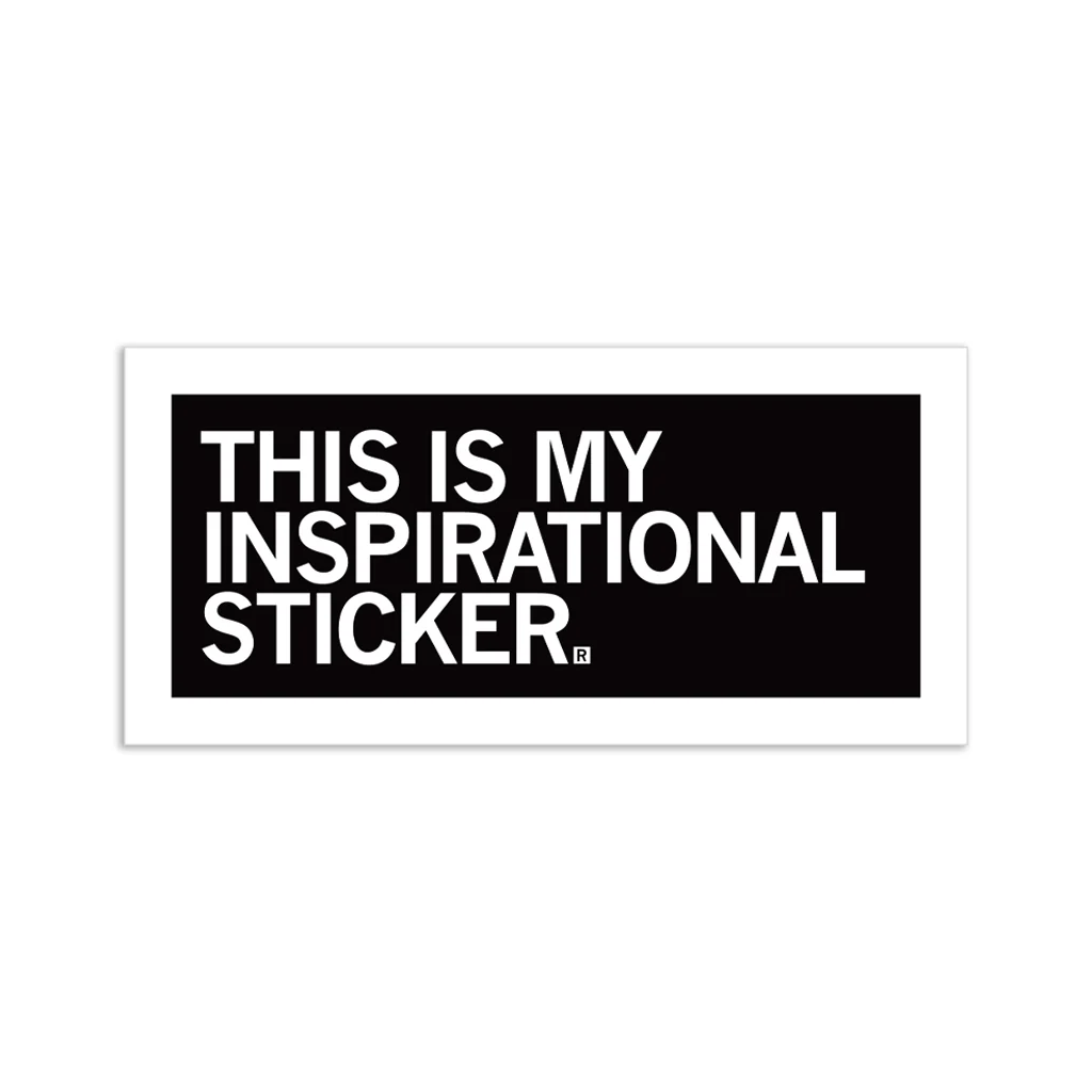 Inspirational Die-Cut Sticker