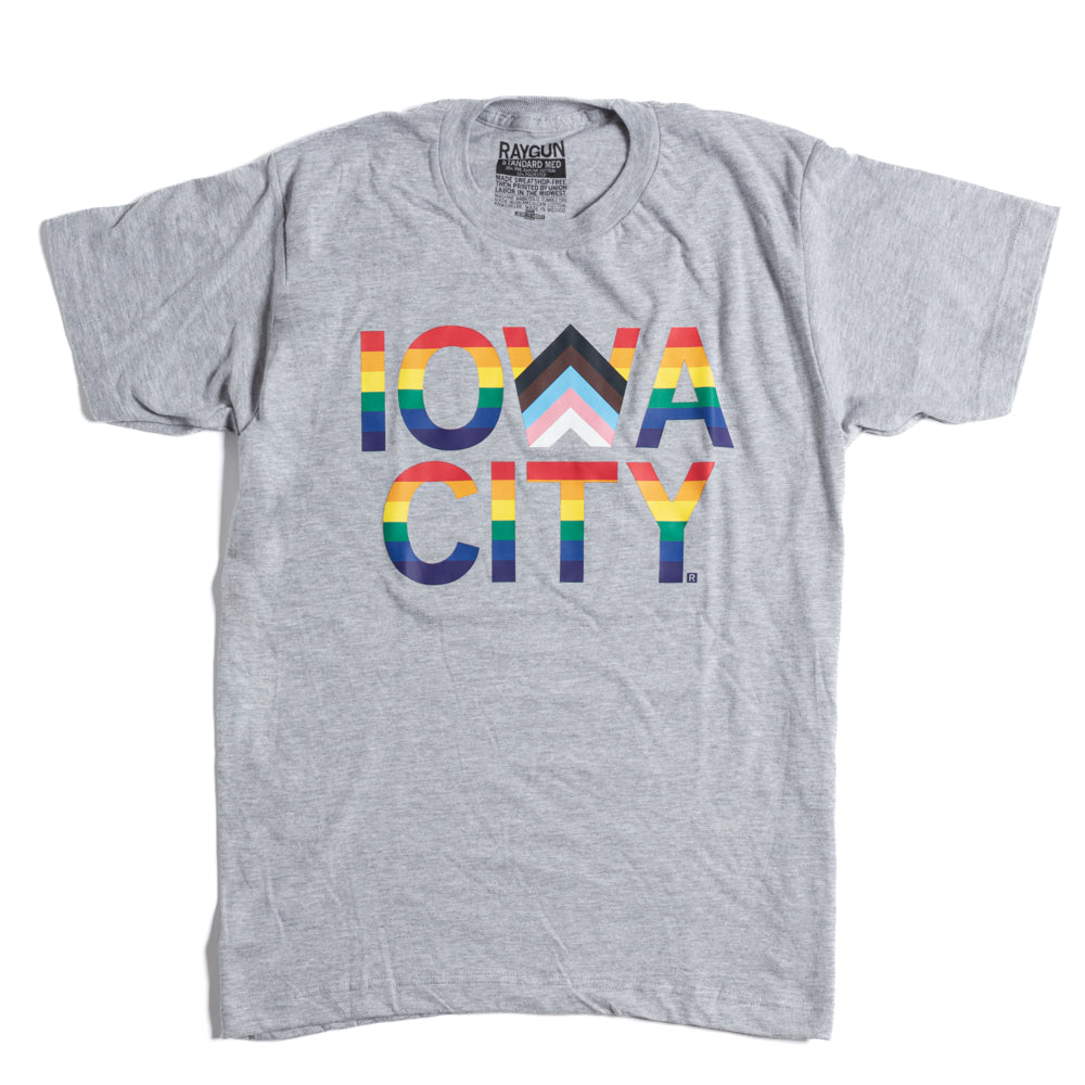 Iowa City Text Progress Pride Flag - Image 2