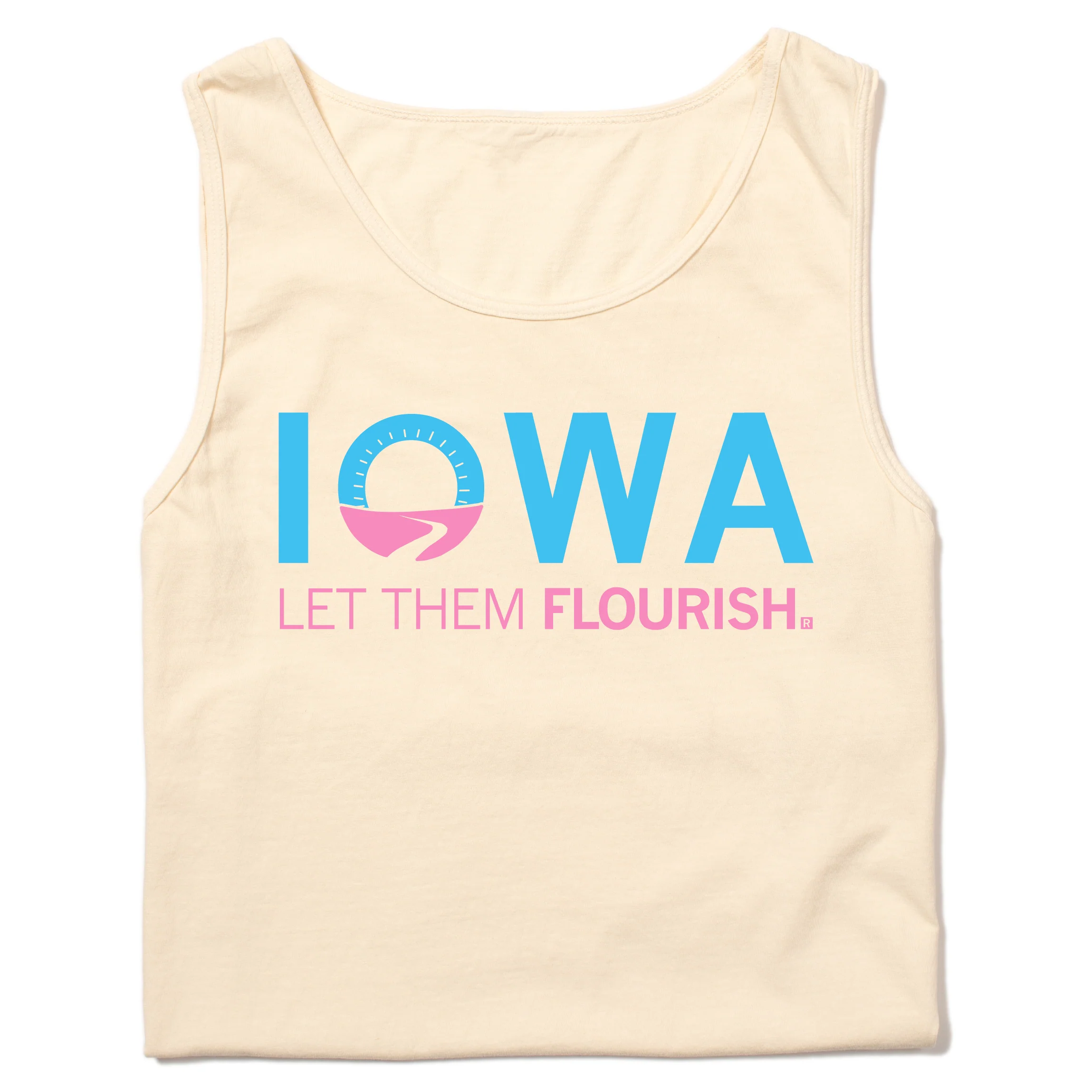 Iowa: Let Them Flourish Heavyweight Tank Top