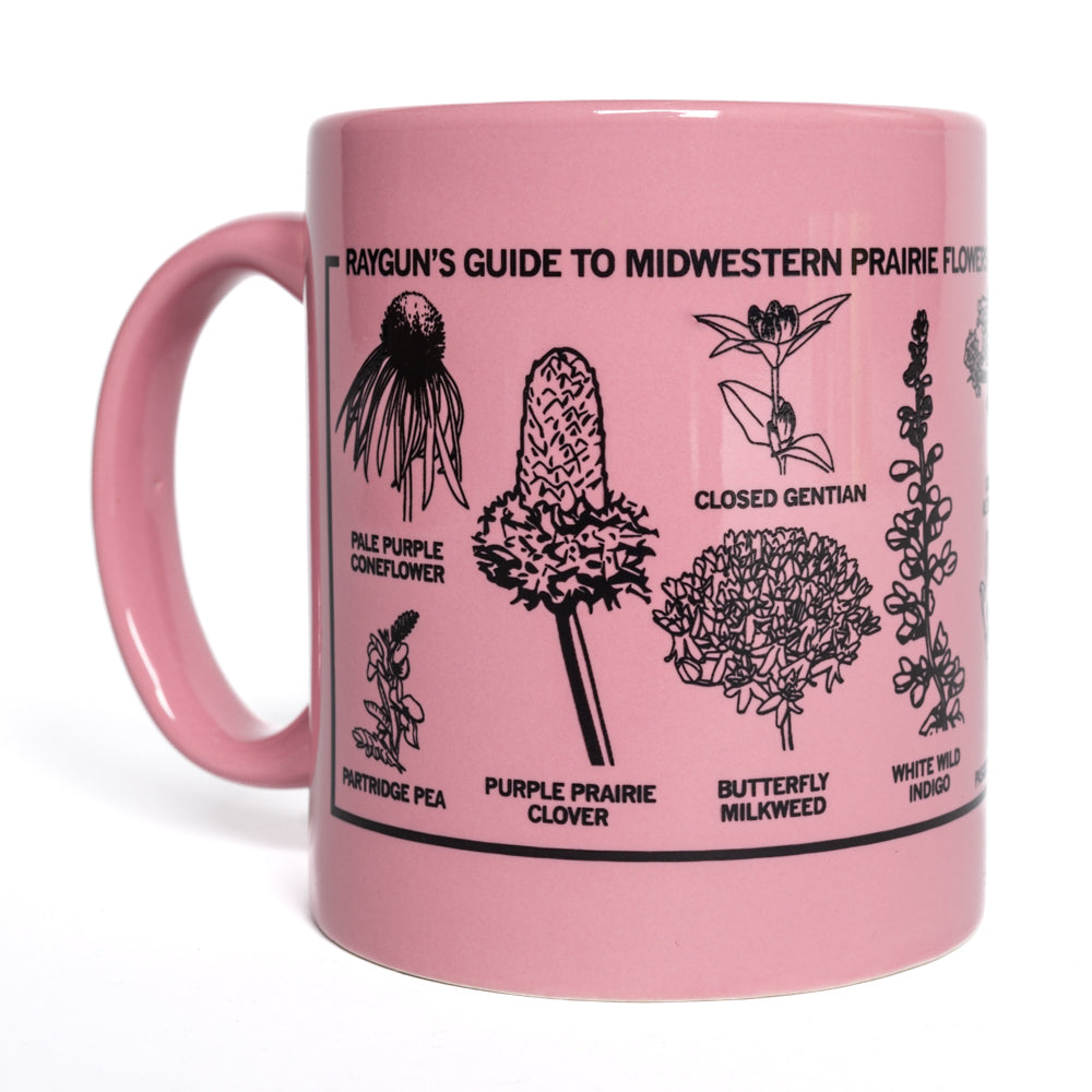 Midwestern Prairie Flowers Mug - Pink - Image 2