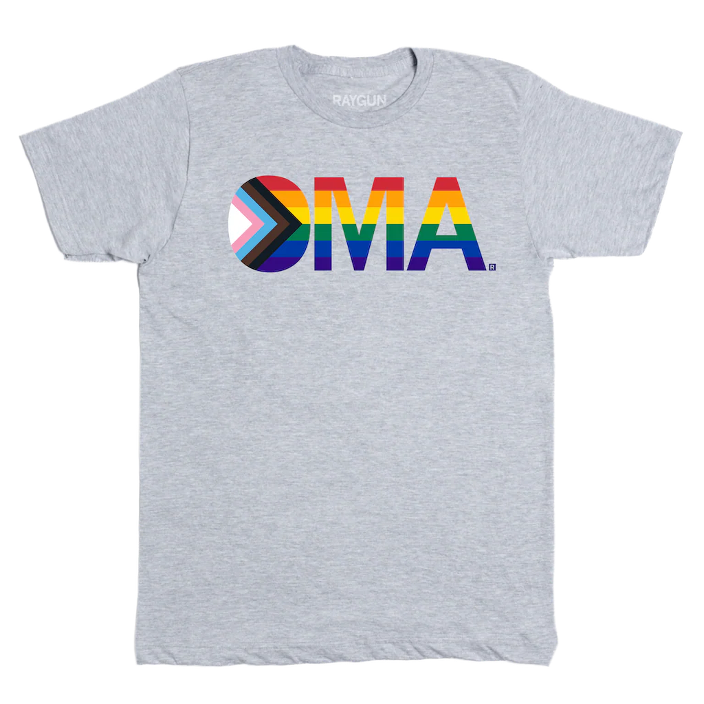 OMA Text Progress Pride Flag - Image 2