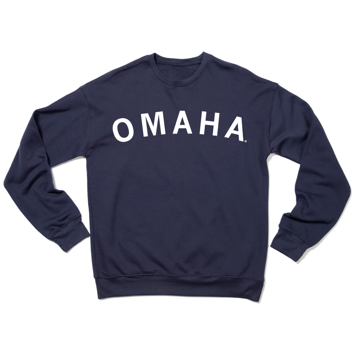 Omaha Curved Logo Crew Sweatshirt - Image 2