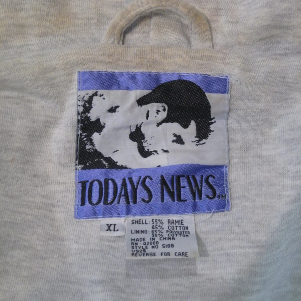 TODAYS NEWS VINTAGE JACKET - Image 3