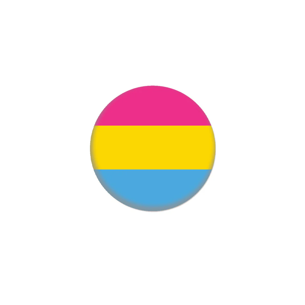 Pansexual Pride Flag 1" Button