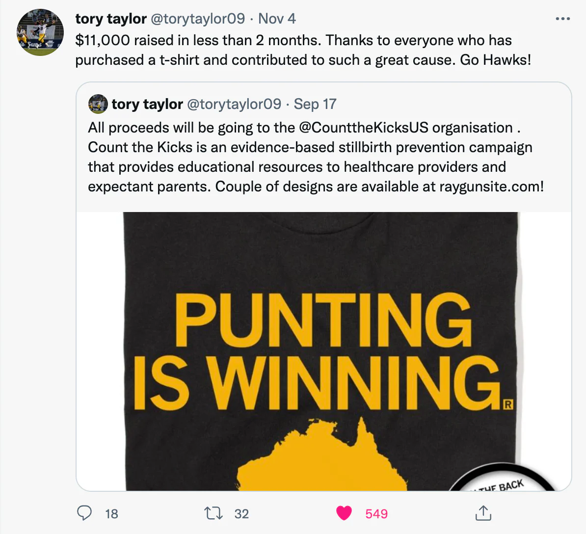 Punting Is Winning Charcoal - Image 3