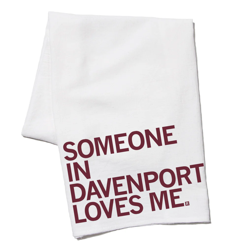 Someone Loves Me Davenport Kitchen Towel - Image 2