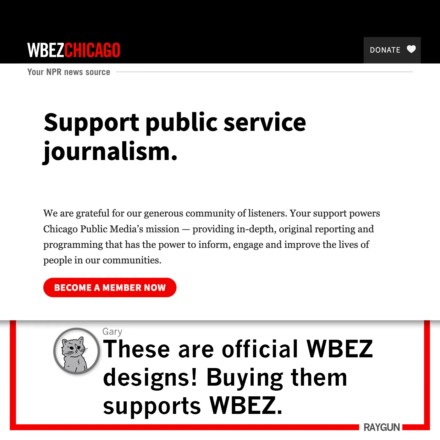 WBEZ Bee Logo - Image 3